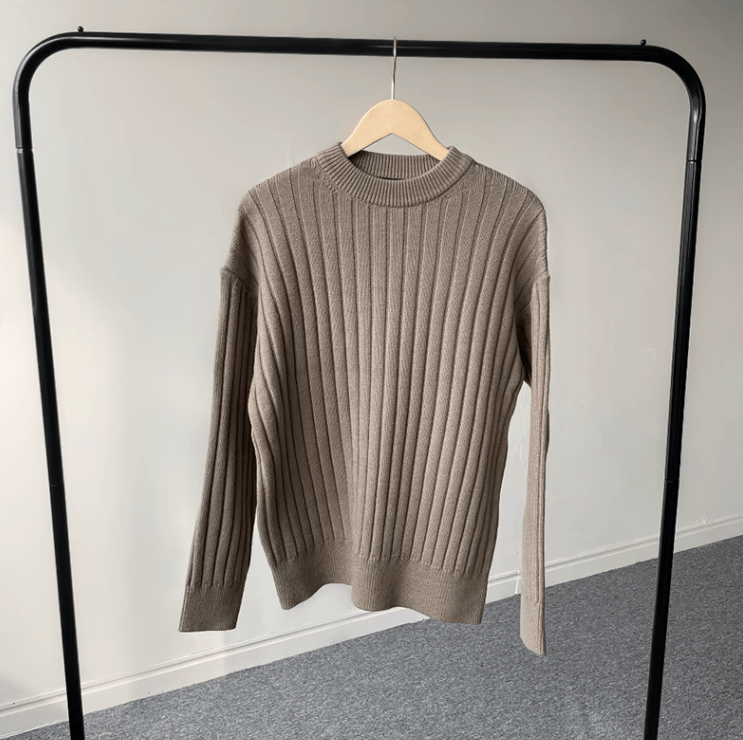 Vertical Knit Sweater - De Novo Designare
