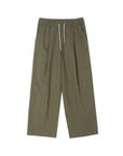 Army Green Linen Pants