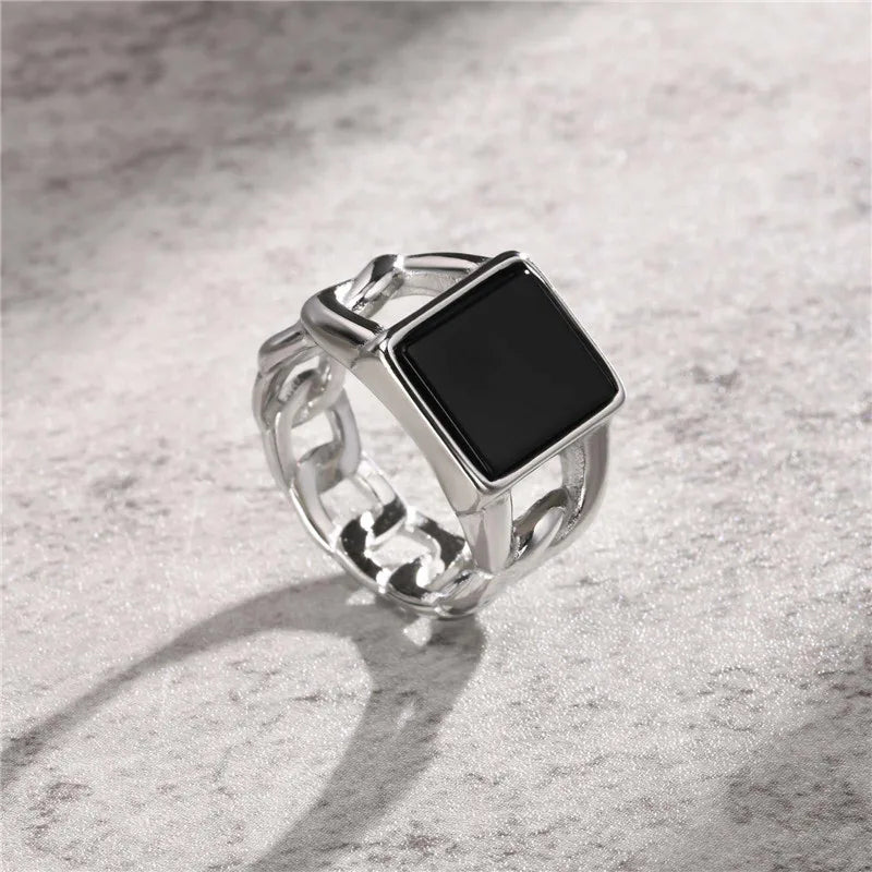 Black Stone Ring - De Novo Designare