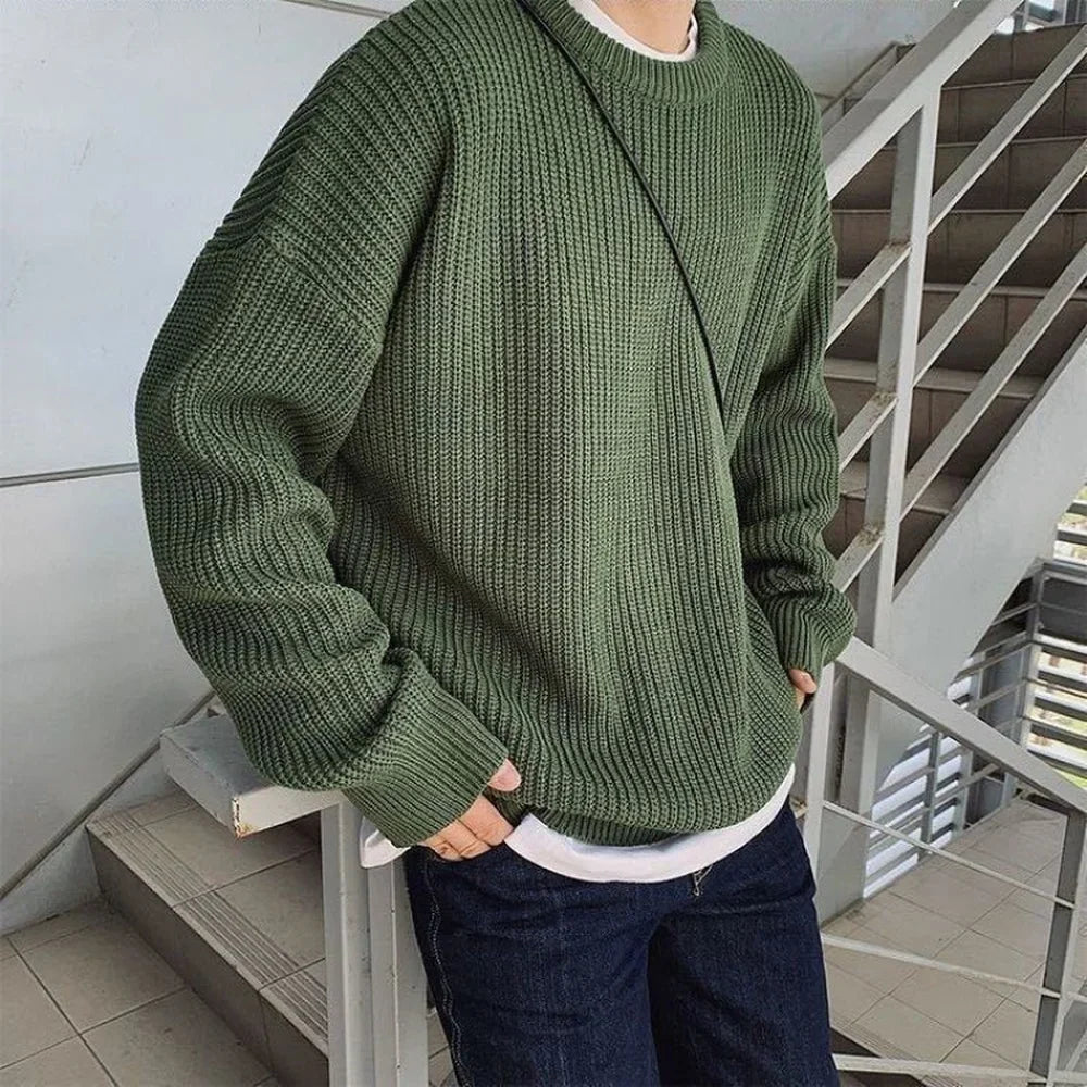 Oversized Knit Sweater - De Novo Designare