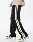 Wide Leg Striped Sweats