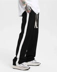 Wide Leg Striped Sweats