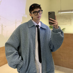 Men's Vintage Jacquard Denim Jacket