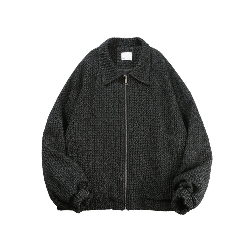 Men's Vintage Jacquard Denim Jacket - Image 2