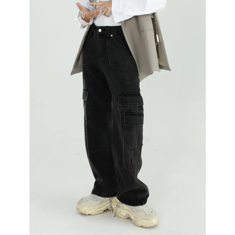 Baggy Denim Cargos - Image 2