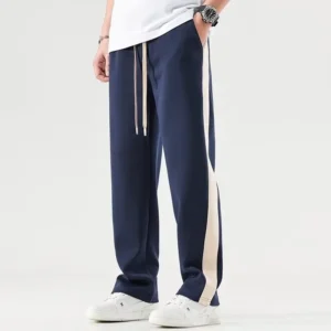 Loose Fit Striped Joggers