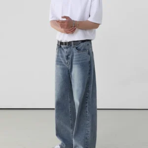 Vintage Wide Leg Jeans - Image 3